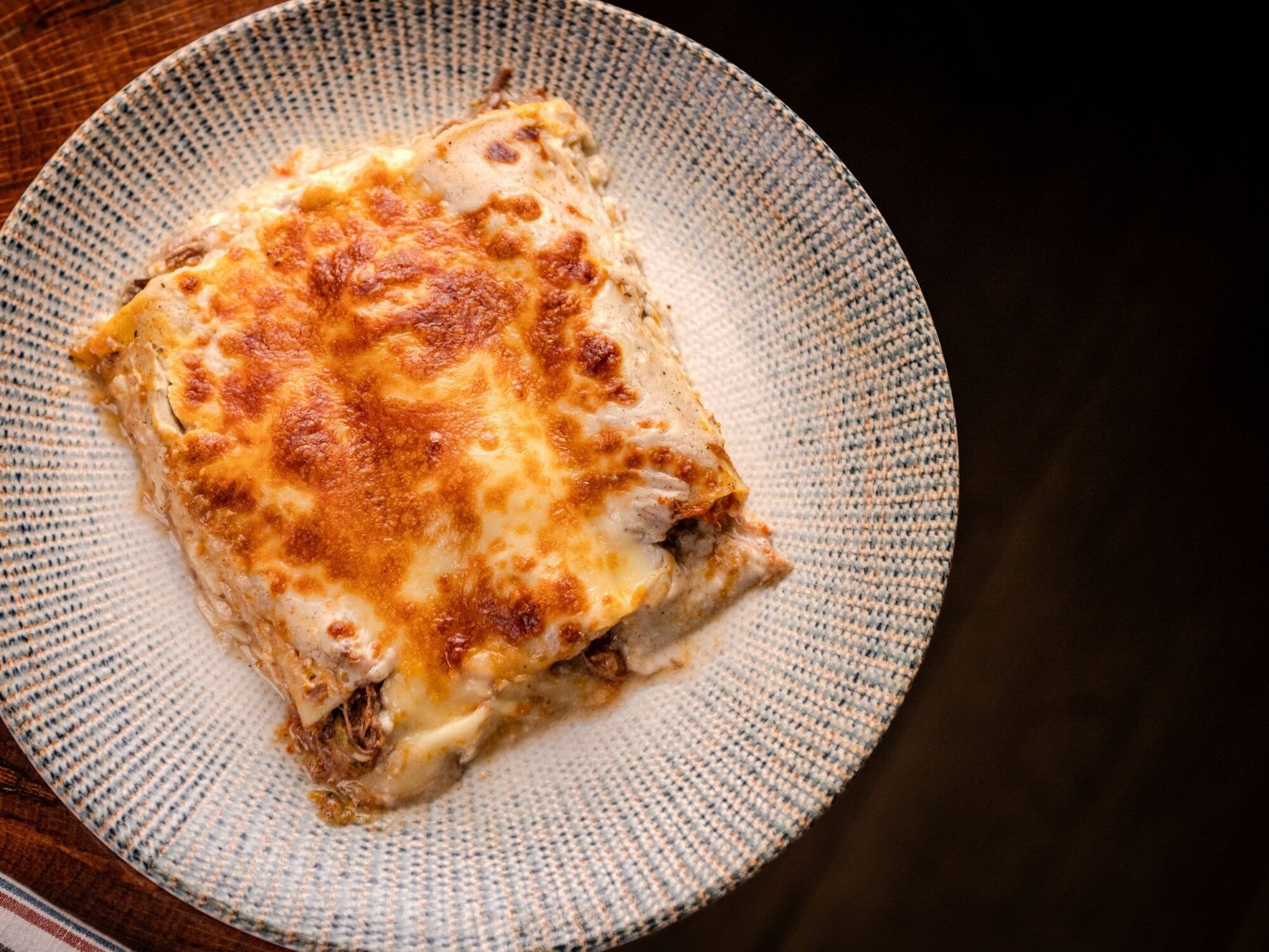 Canelones de ternera