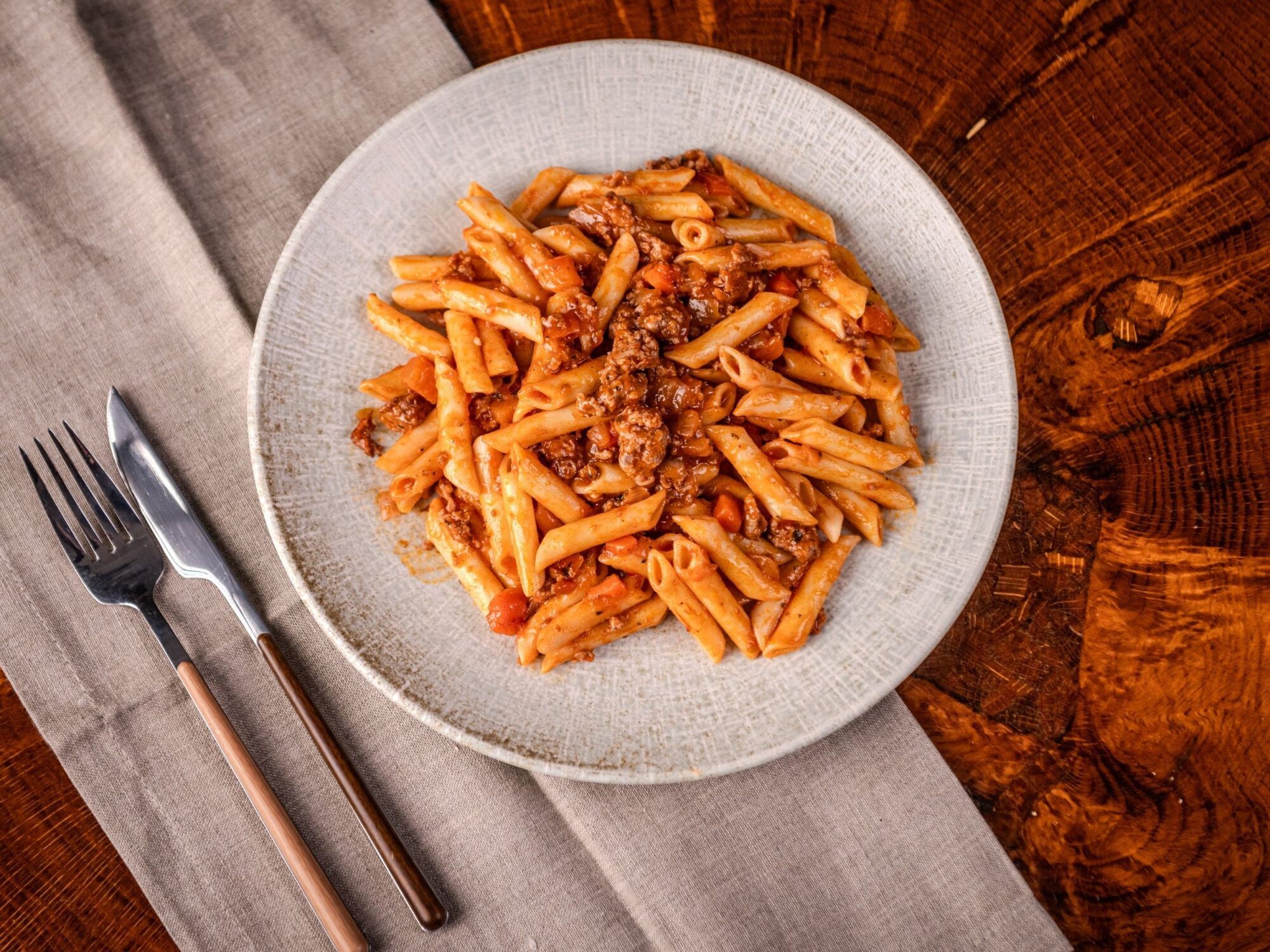 macarrones a la boloñesa