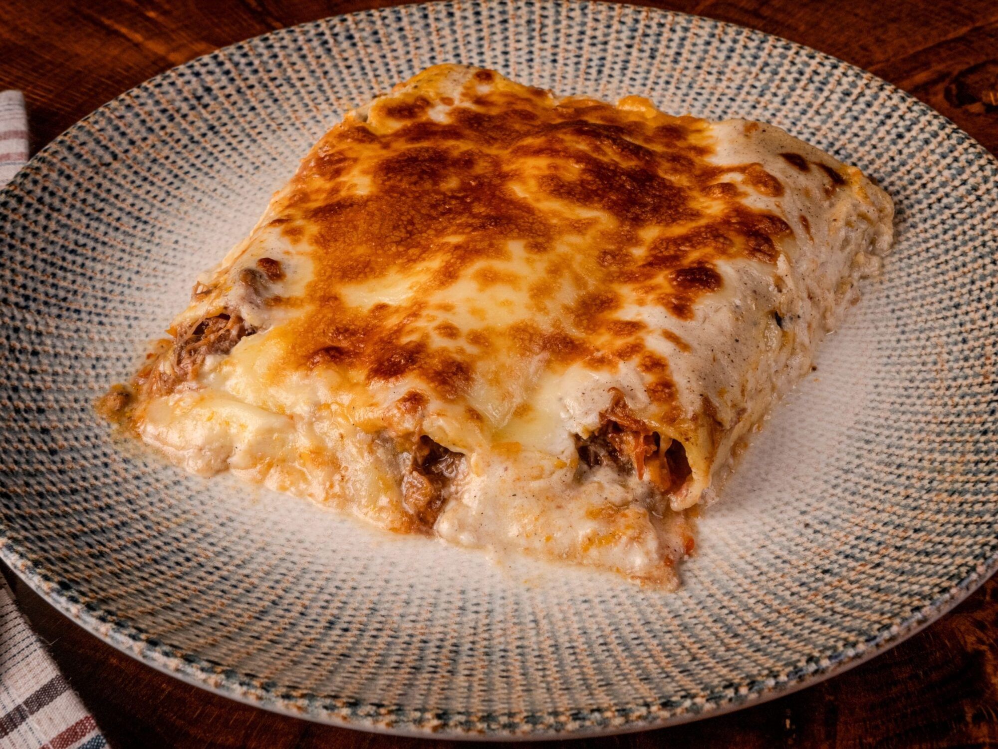 Canelones de ternera