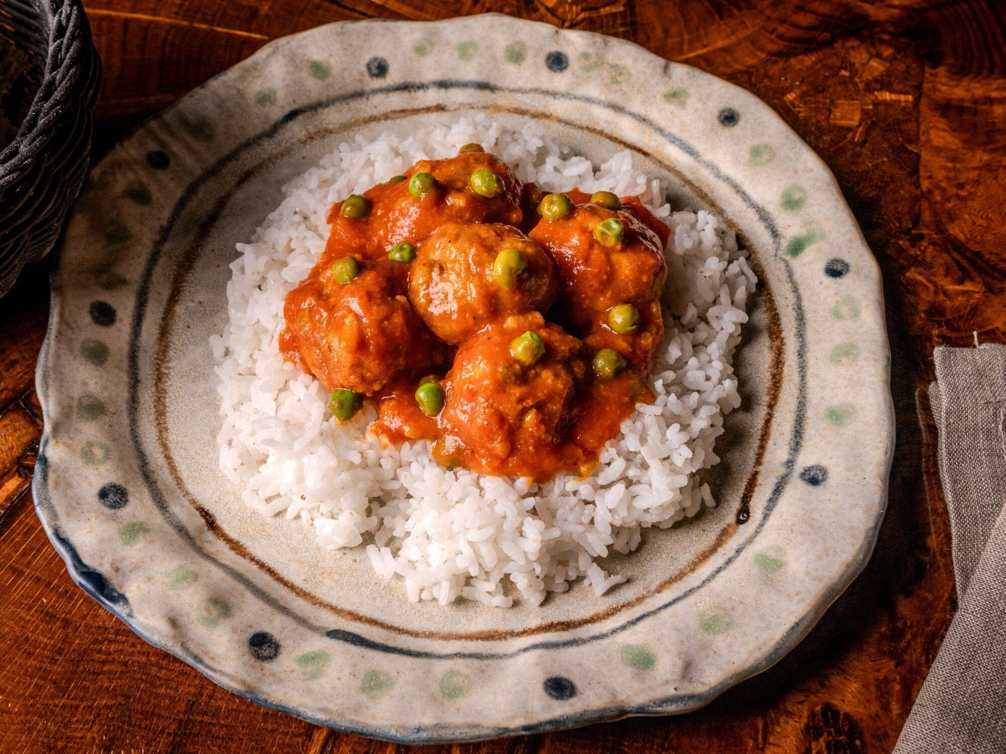albóndigas con arroz
